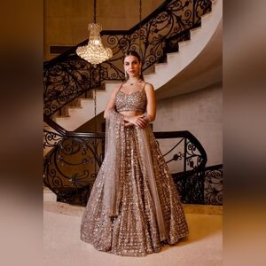 Elegant Gold Lehenga
